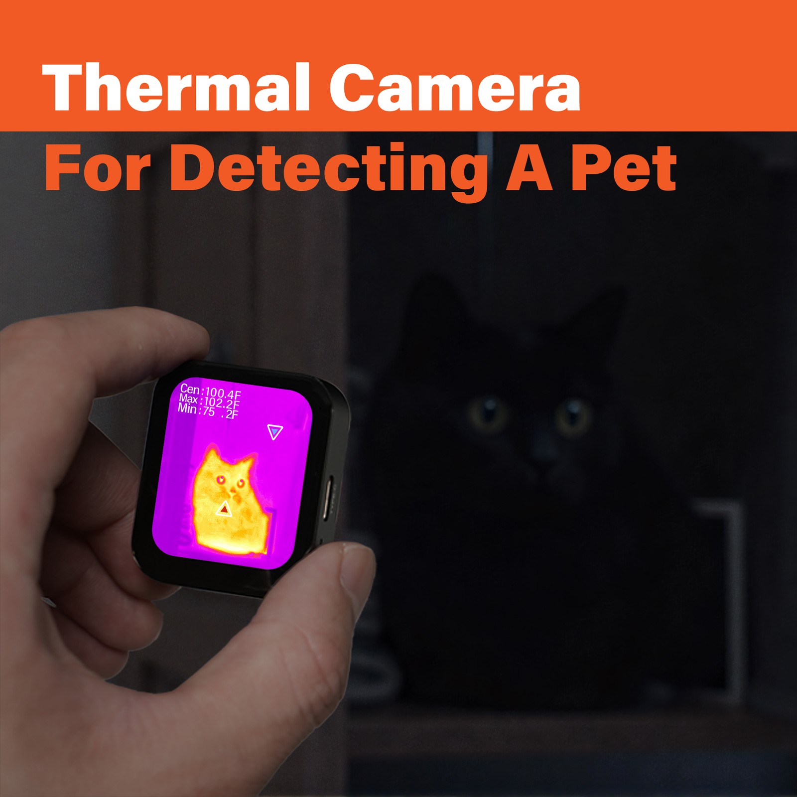 ANXTECH Mini Thermal Imaging Camera 128*96 Infrared Resolution