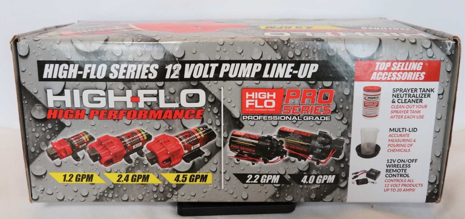 HIGH-FLO #5151088 Diaphragm Pump, 12Vdc, 4.5 Gpm Max. Flow