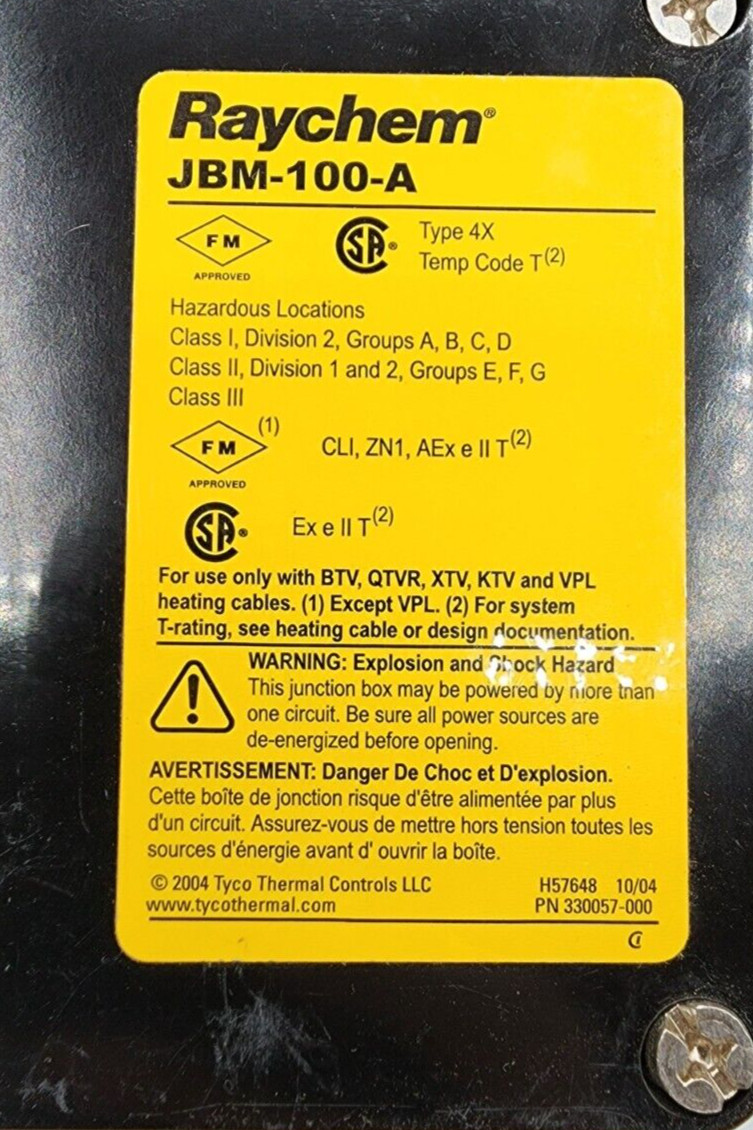 Raychem JBM-100-A JBM100A Multiple Entry Connection Kit NIB NOS