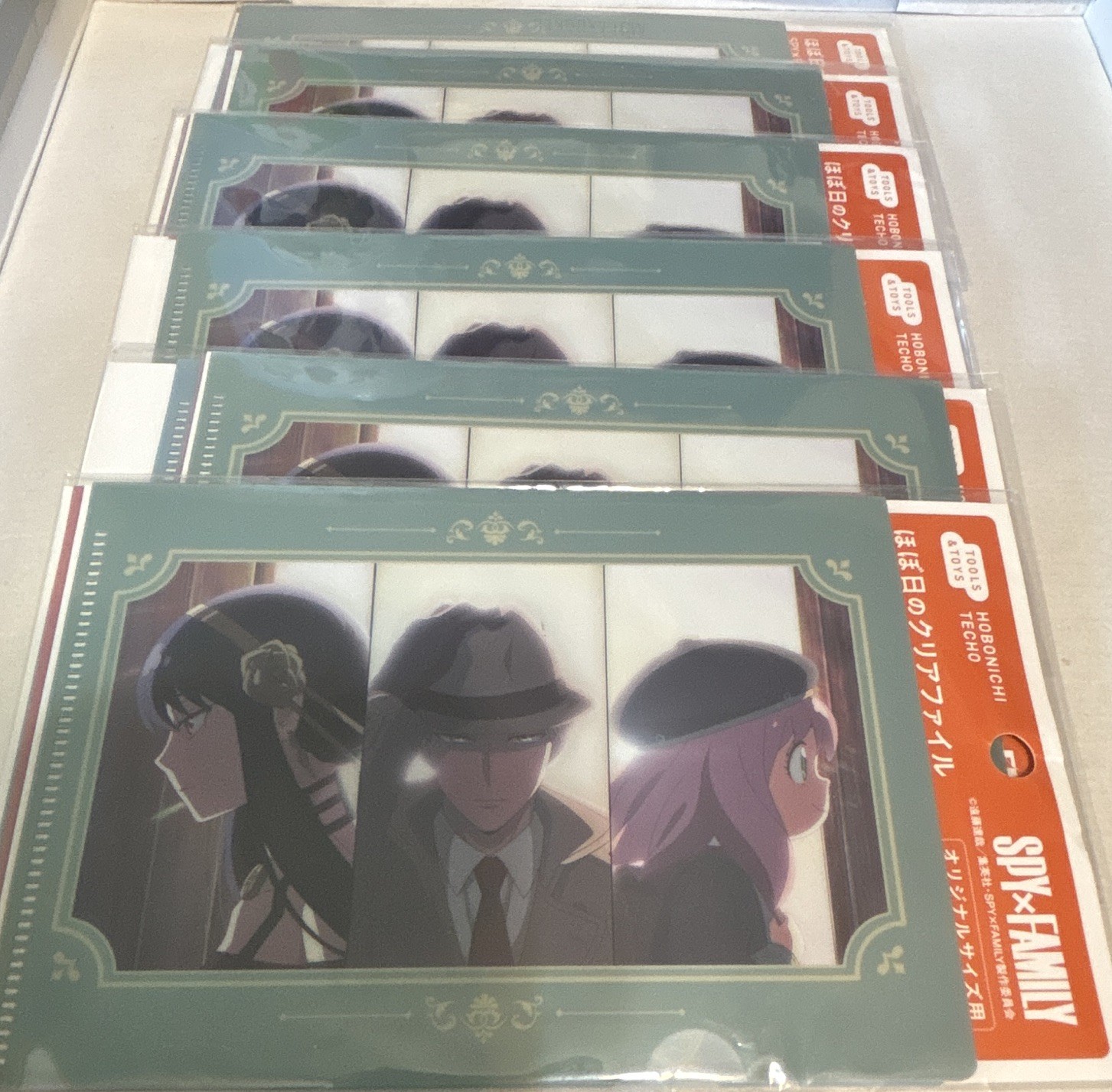 6 Hobonichi Techo SPY×FAMILY A6 Clear File Set 3-Piece PP X004BVSYJ9