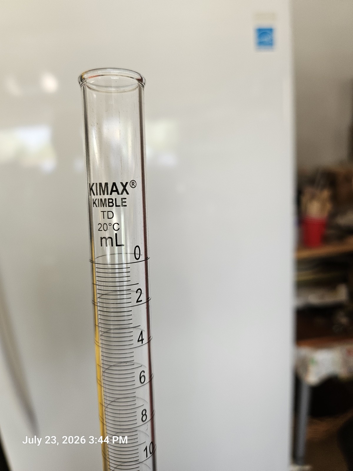 Kimax Glass Buret Straight Bore 100 mL 17026F 100 for Chemical/Physical Lab