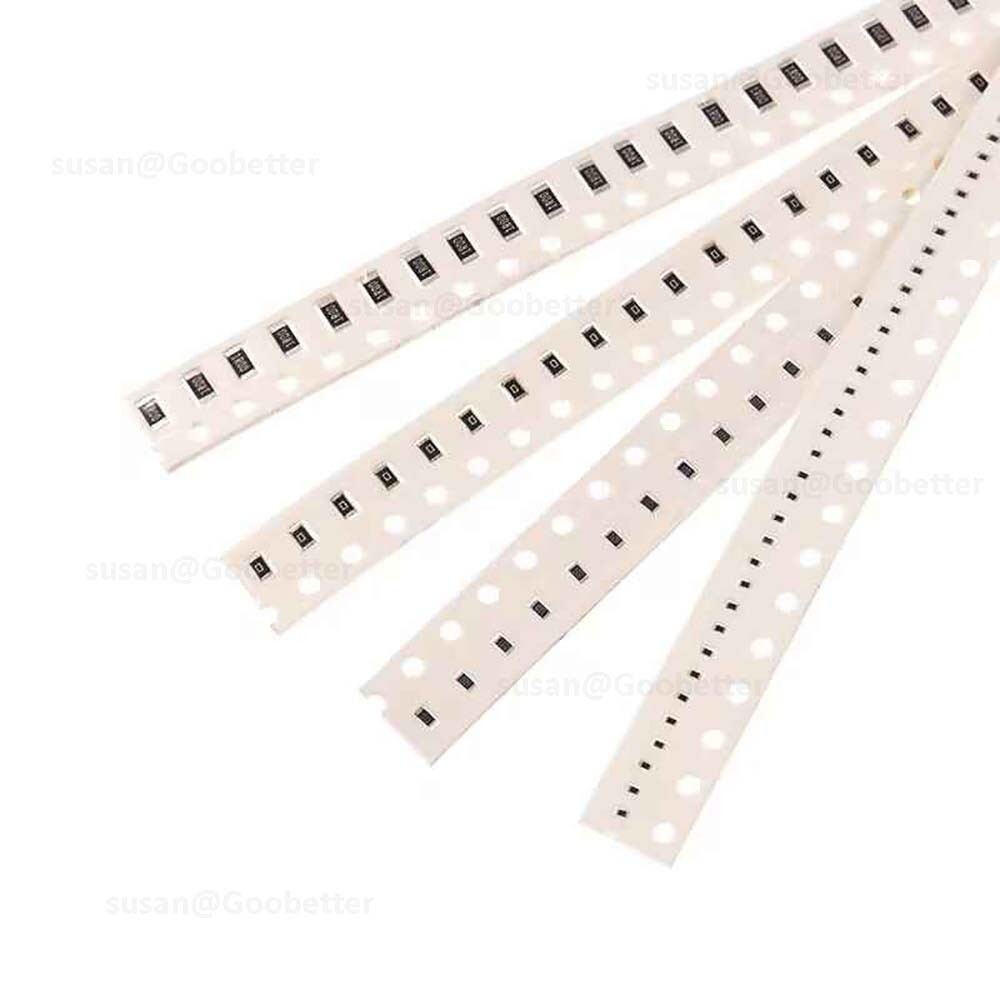 0603 SMD Resistors 0.1W 1% Tolerance Full Range Available 0 ohm to 10M ohm