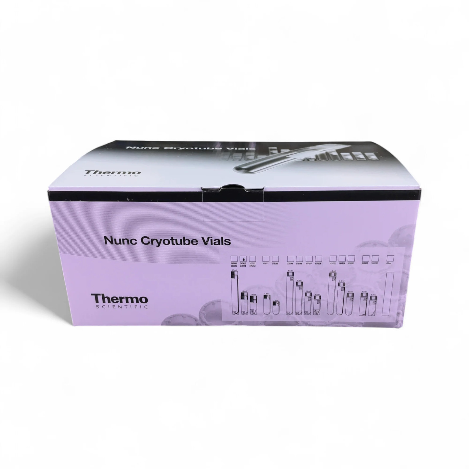 Thermo Scientific Nunc Cryotube 1.8mL StarFoot Round Vials 375418, 450/CS