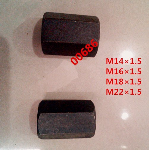 Hydraulic Fitting Metric M14 M14X1.5 Female Coupling Union Steel
