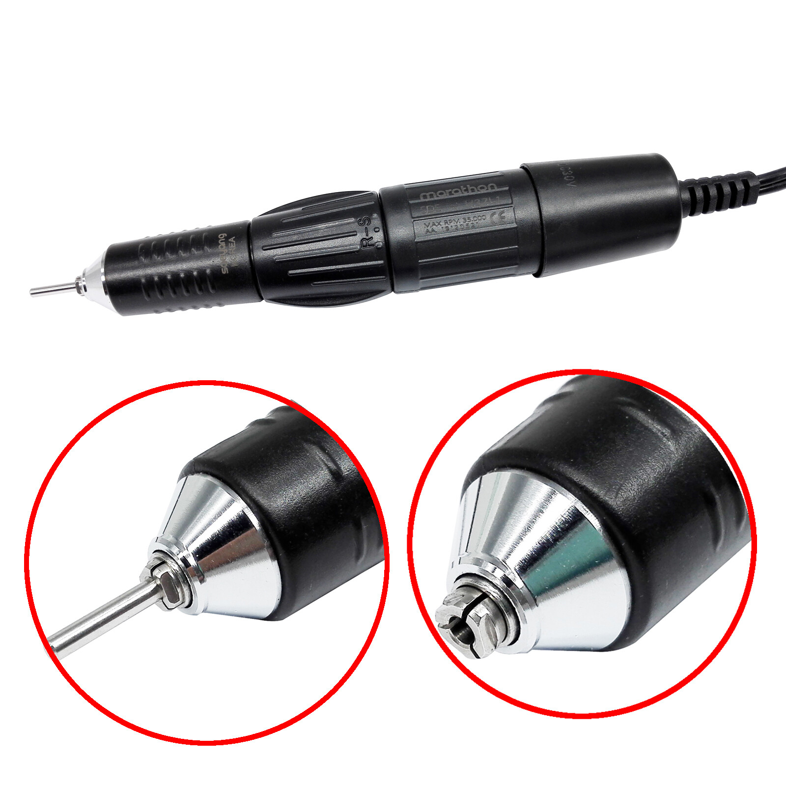 MARATHON 35K RPM Dental Lab SDE-H37L1 Electric Micromotor Handpiece Polishing dc
