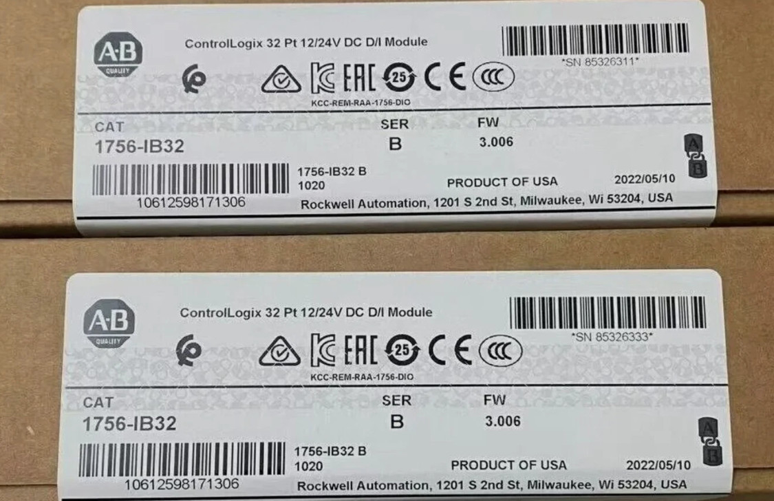 New Sealed Allen Bradley 1756-IB32 1756IB32 ControlLogix 32 Pt Module