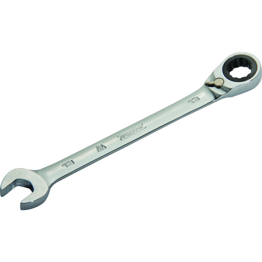 Stanley Proto Industrial JSCVM13T Full Polish 12 Pt Rev Ratchet Wrench 13mm