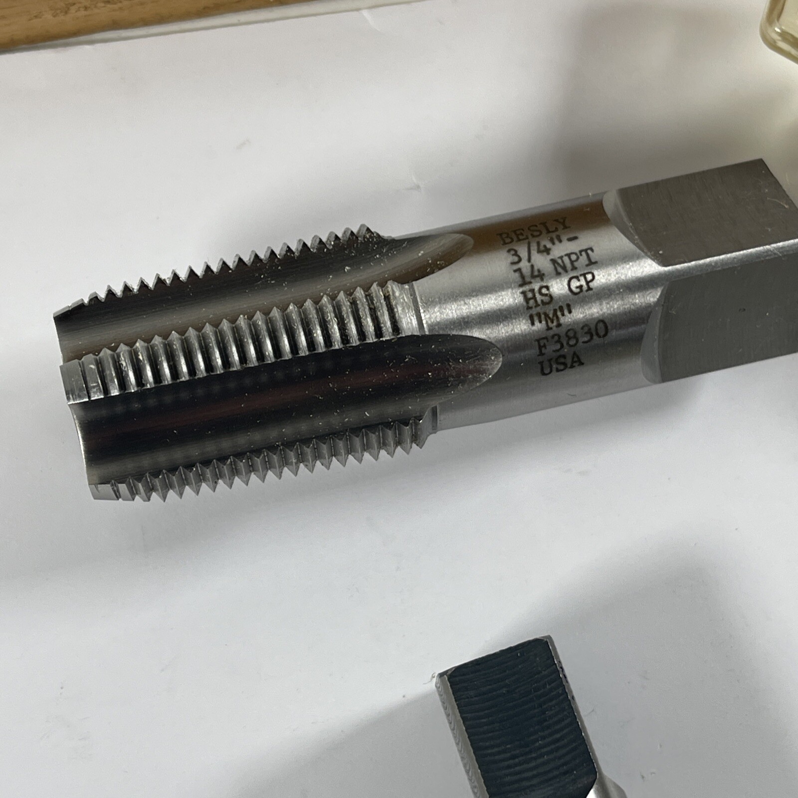 Lot of 4 Besly & Thundertap Assorted Large Taps 2x 7/8″ taper, 3/4″, 1/2″ READ