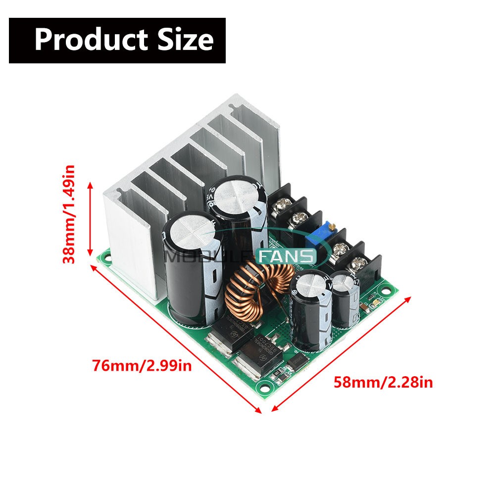Buck Power Module Adjustable Voltage Regulator AC 5-25V/DC 8-38V To DC 3.3-32V