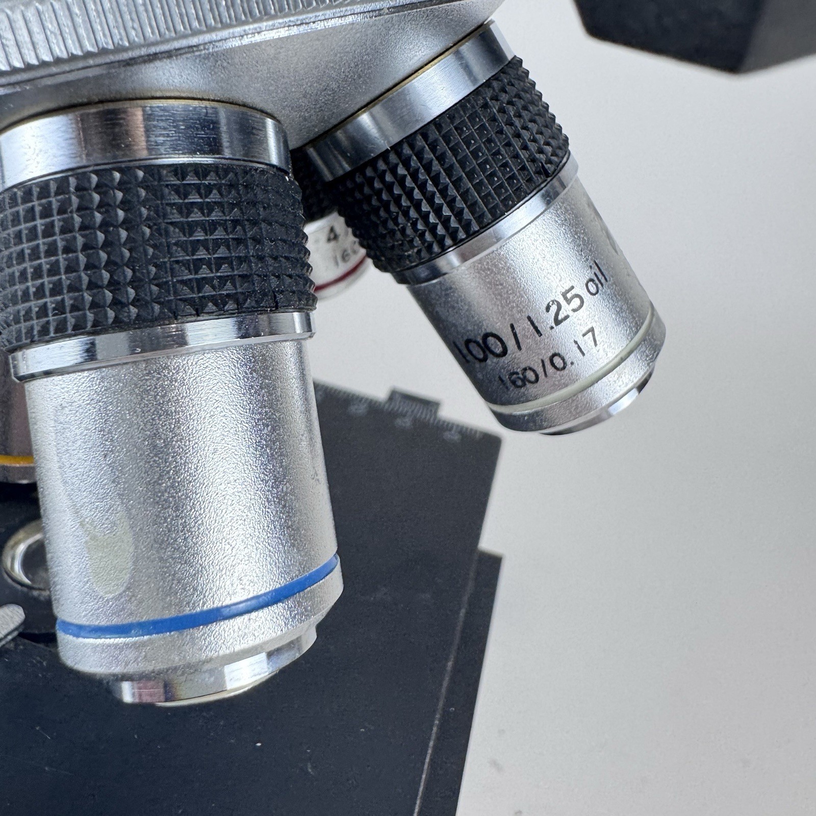PSS Select Laboratory Compound Binocular Microscope + 4X 10X 40X 100X Objectives