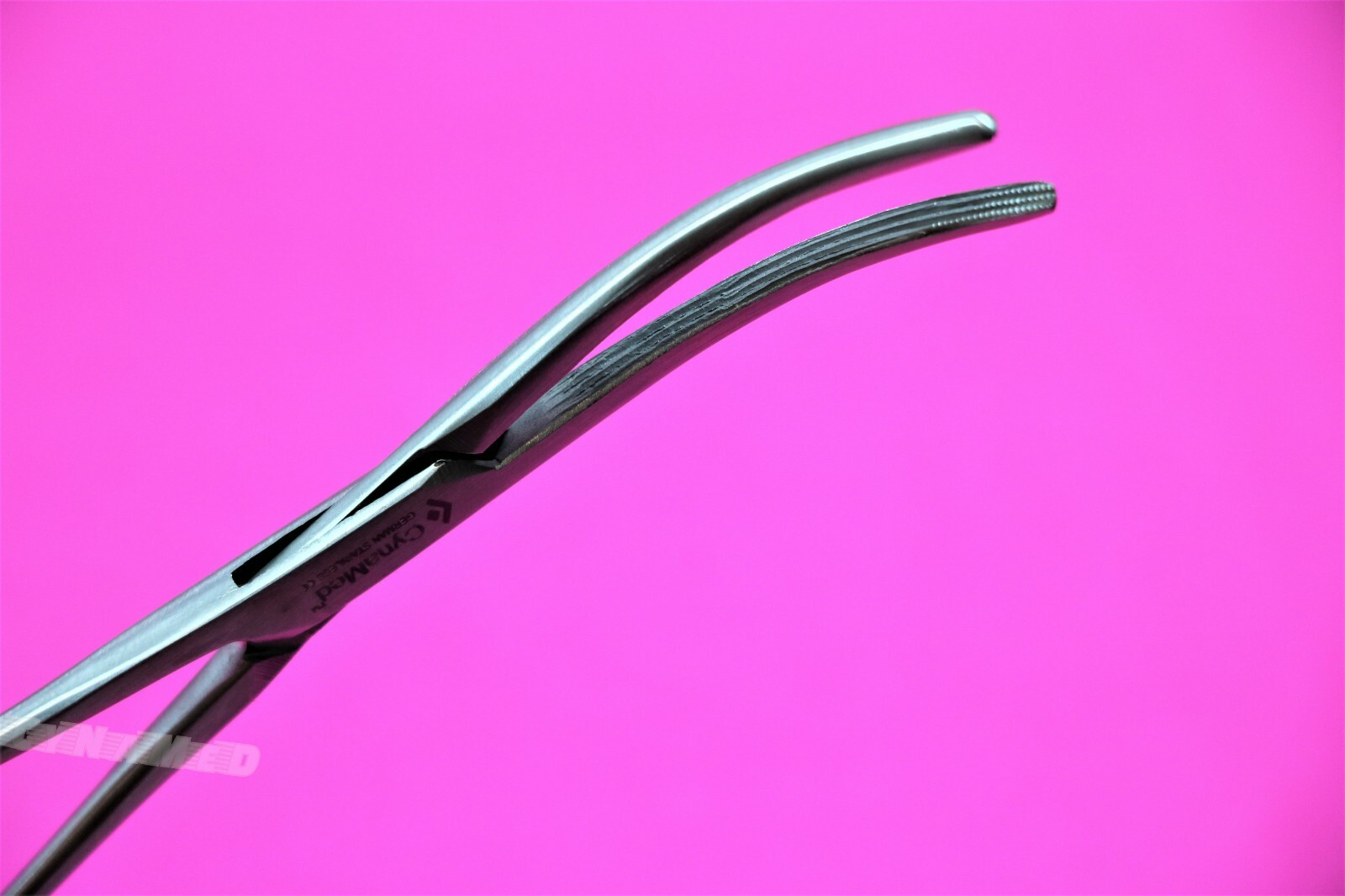 Gold Handle Spay Pack Rochester Carmalt Forceps 6.25″ Curved Stainless Steel
