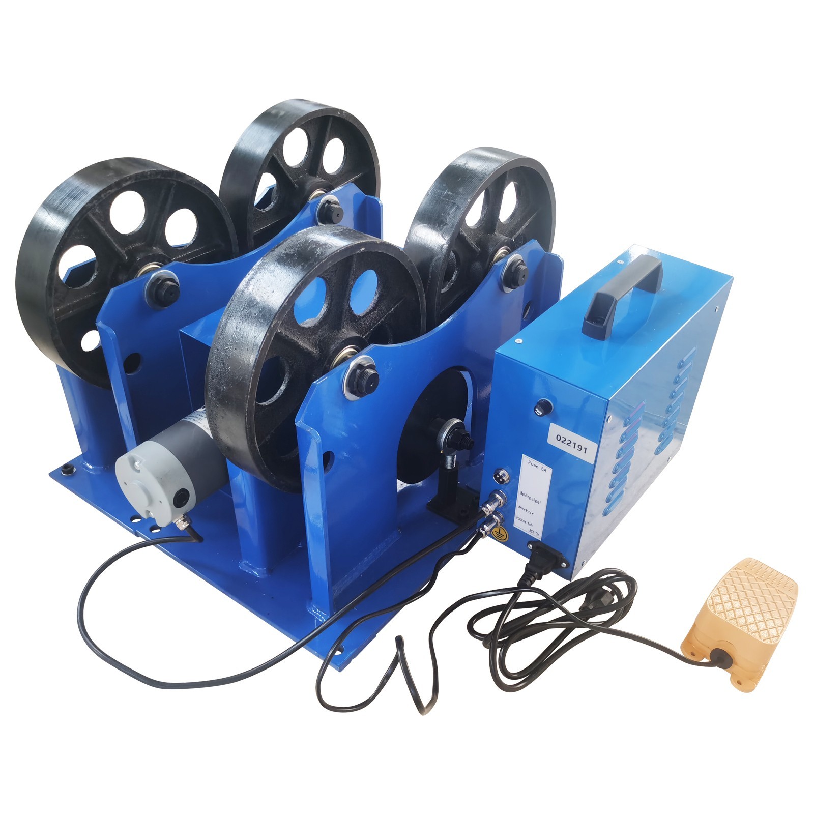 1T/ 2200lb Welding Tank Turning Roller Welding Positioner Iron wheel for TIG