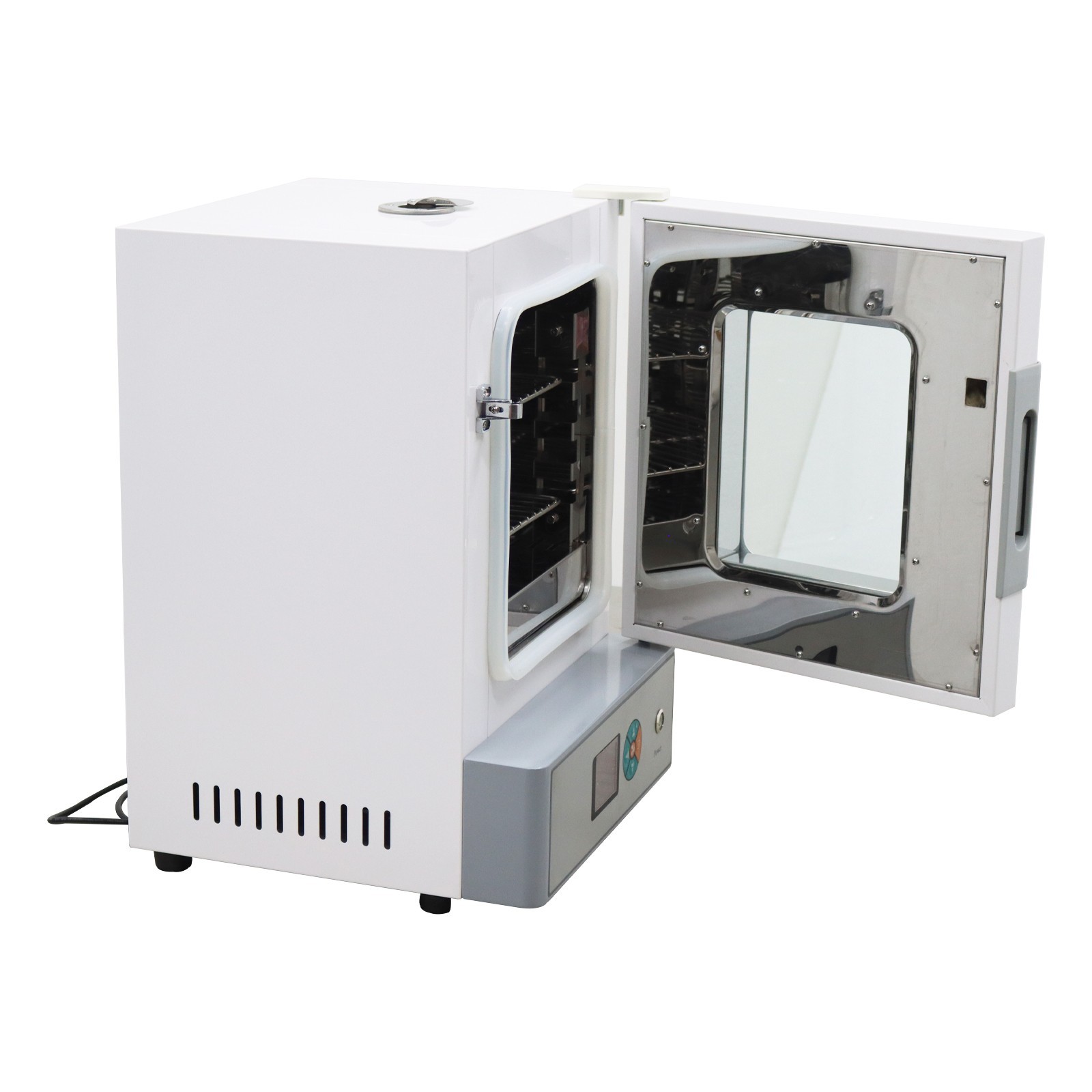 110V Digital Forced Air Convection Drying Oven 2 Layers Heating Chamber for Lab