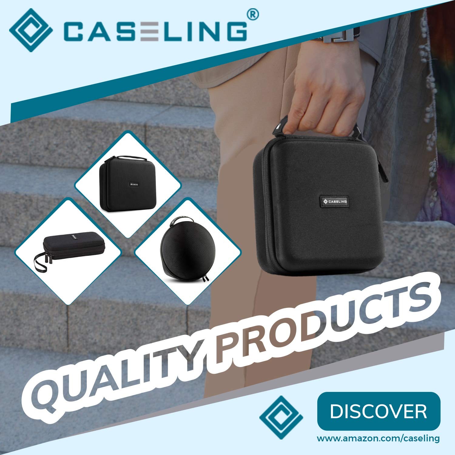Hard Case Fits Omron 10 Series BP786, BP786N, 7.4″ L x 5.65″ W 6.5″ H, Black