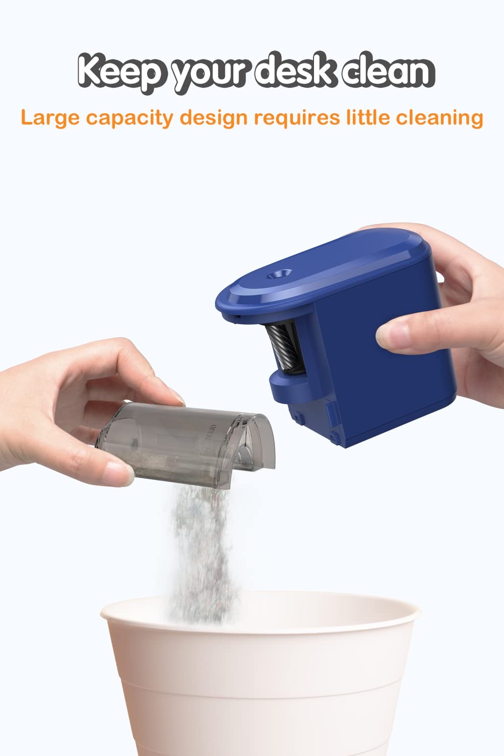 RIYO Pencil Sharpener, Heavy-Duty Helical Blade Auto Pencil Sharpener with Batte