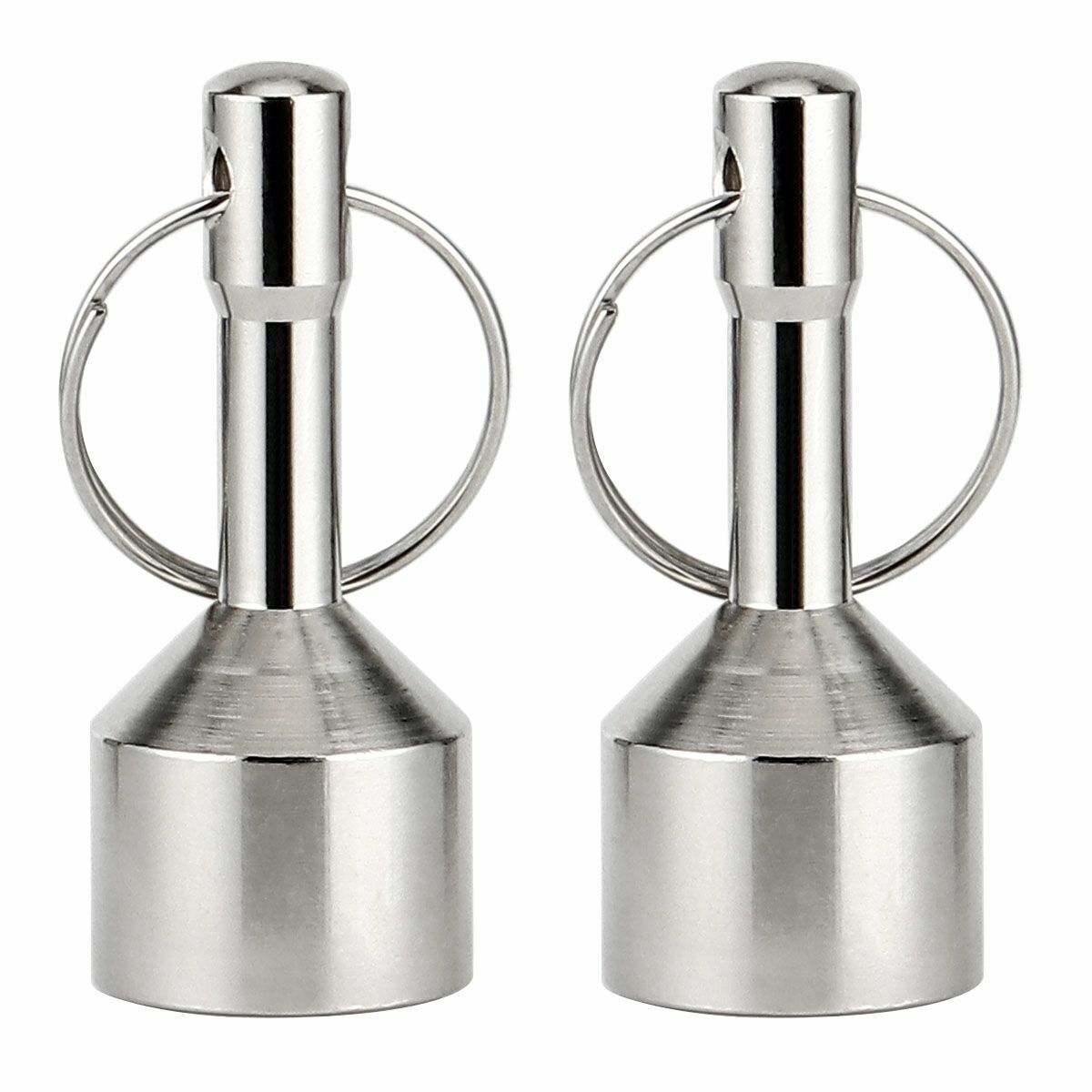2PCS Keychain Neodymium Magnet for Testing Brass Gold Silver Coins Ferrous Metal