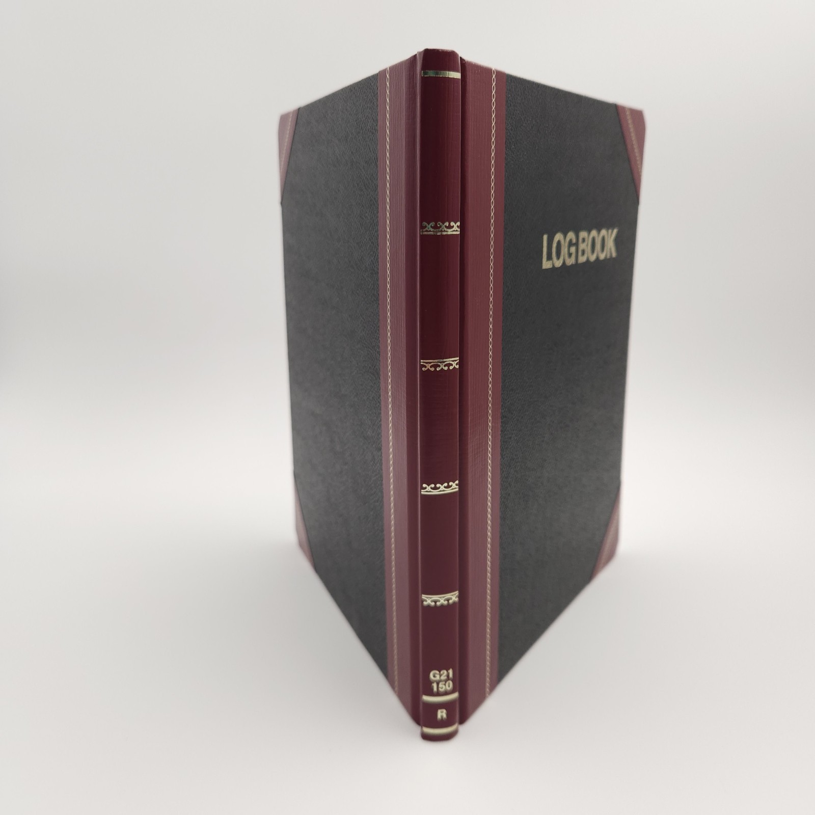 Boorum Pease Log Book G21 150-R Black Red Hardcover Ruled Journal Record Canada