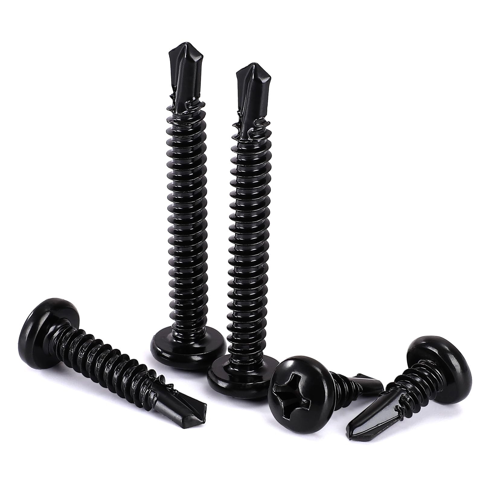 #8 x 1-1/2″ Pan Head Self Tapping Screws Sheet Metal Screws, Stainless Steel …
