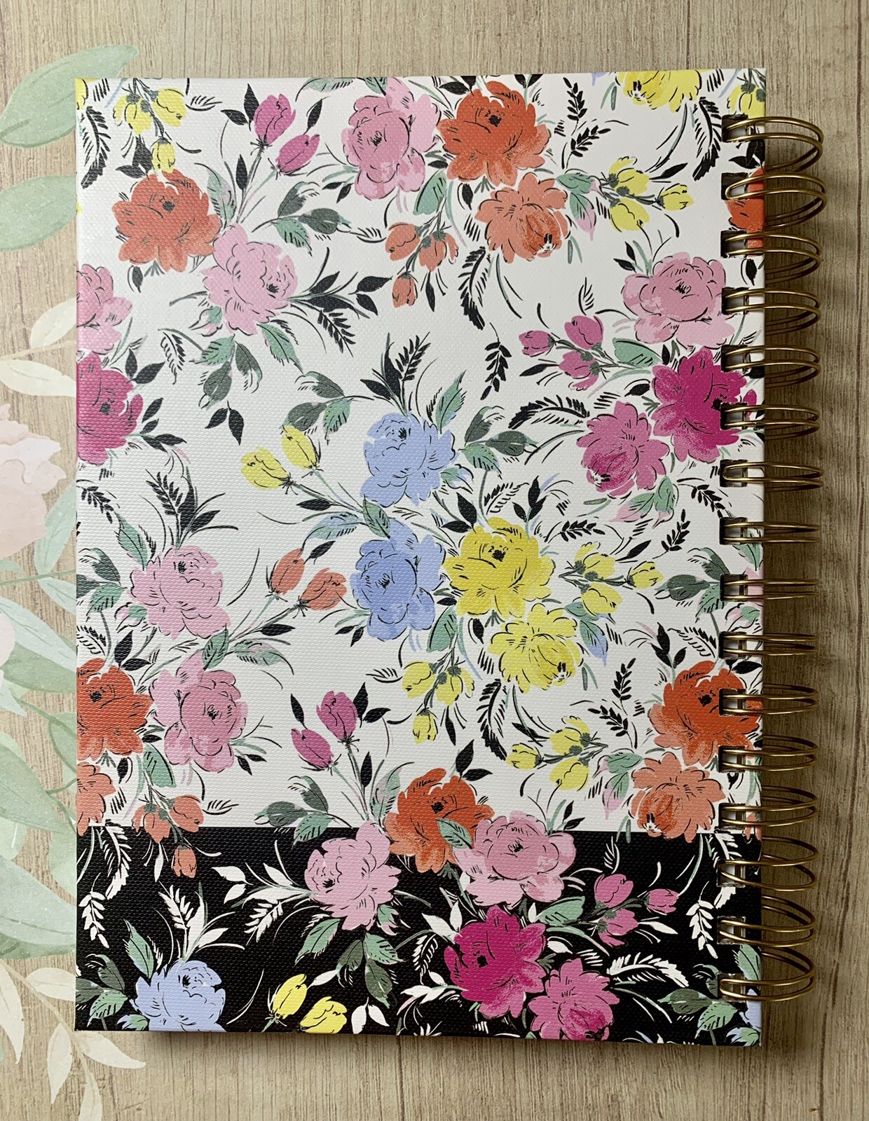 Punch Studio Journal Notebook Diary 250 Lined Pages Hardcover Double Spiral Gift