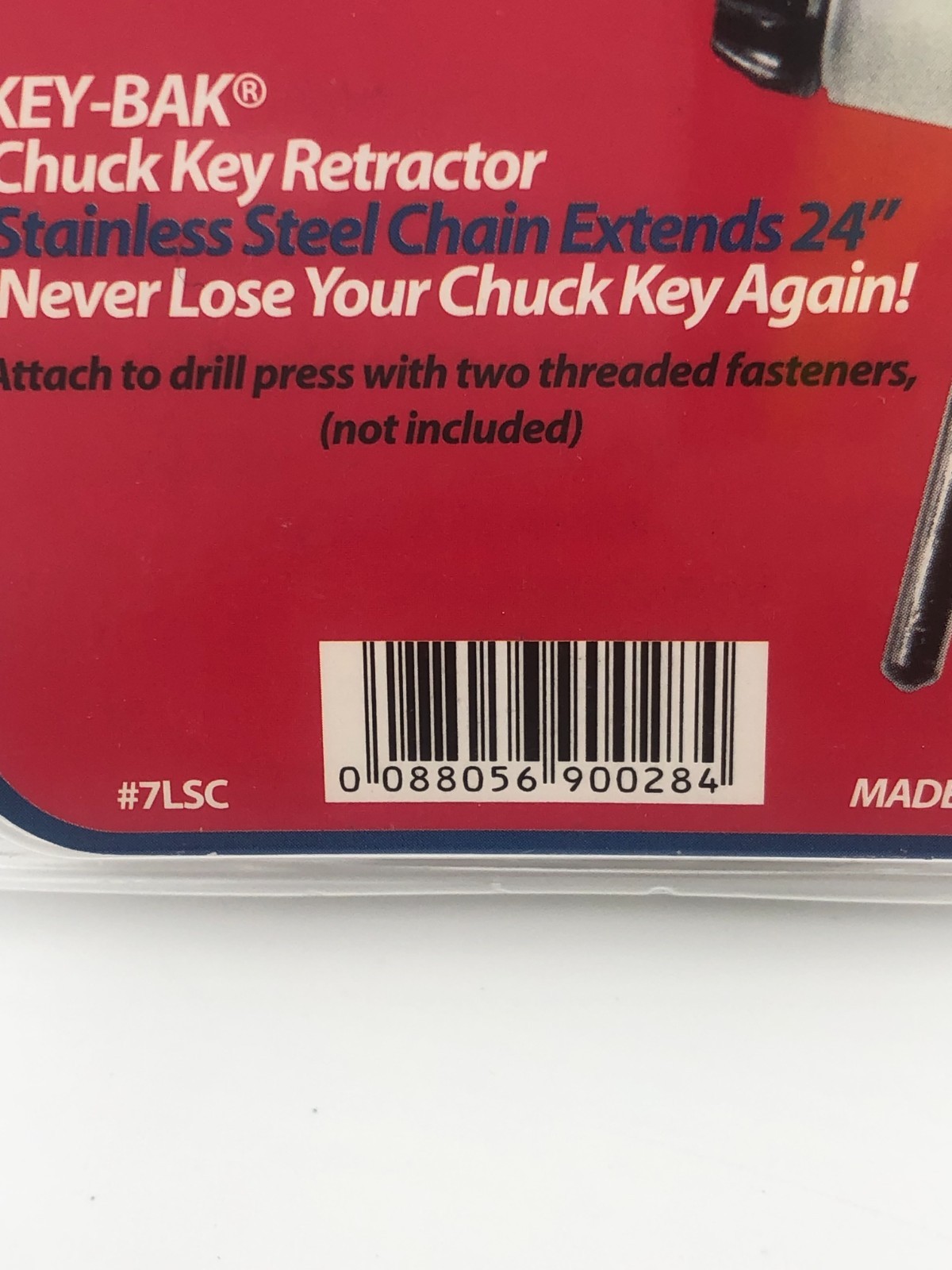 KEY-BAK 7LSC Retractable Key Reel 24″ Cord Heavy Duty Mount Base Lot of 3 NEW