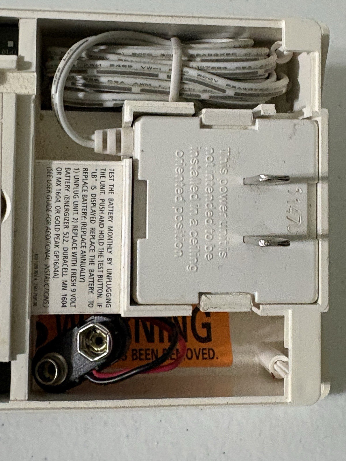 Kidde 21006973 AC Powered Plug-In Carbon Monoxide Alarm *Works*