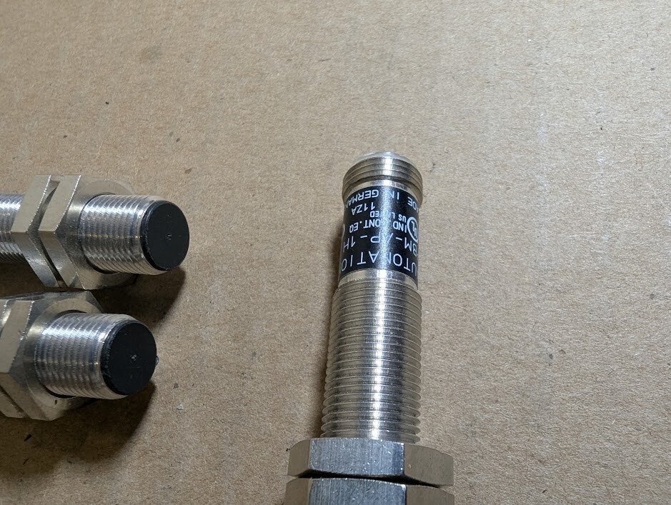 AutomationDirect PBM-AP-1H Inductive Proximity Sensor, 12mm, 1NO, PNP, 24V (New)