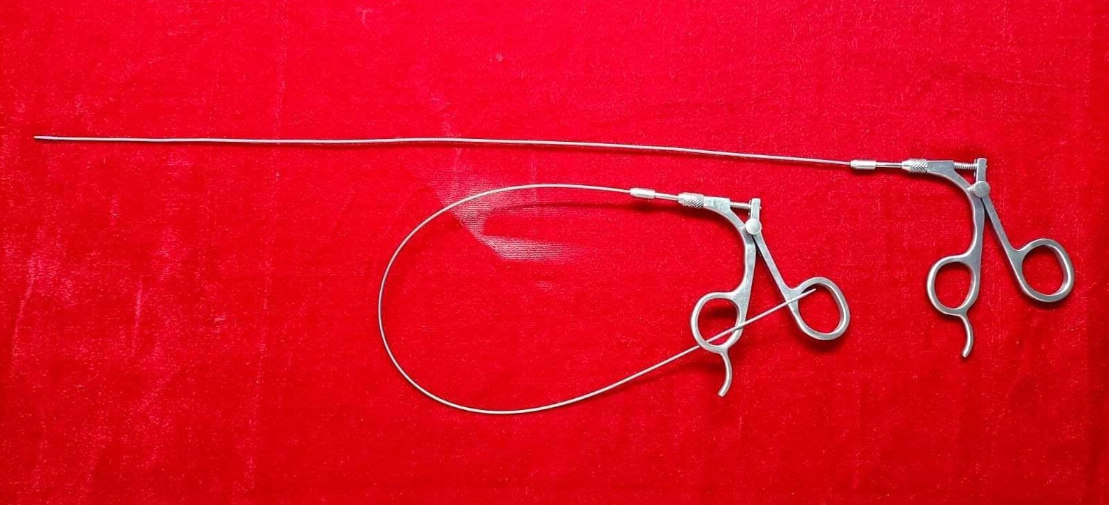 2pc – Hysteroscopy Flexible Scissor 4FR 40CM Reusable Surgical Instruments