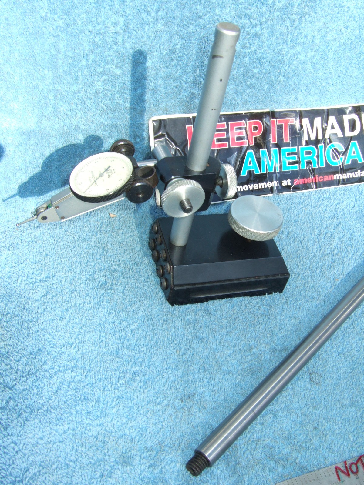 HERMANN SCHMID USED SURFACE GAGE MG-1 CLEAN INSPECTION TOOL GRINDER W/599-7033-3