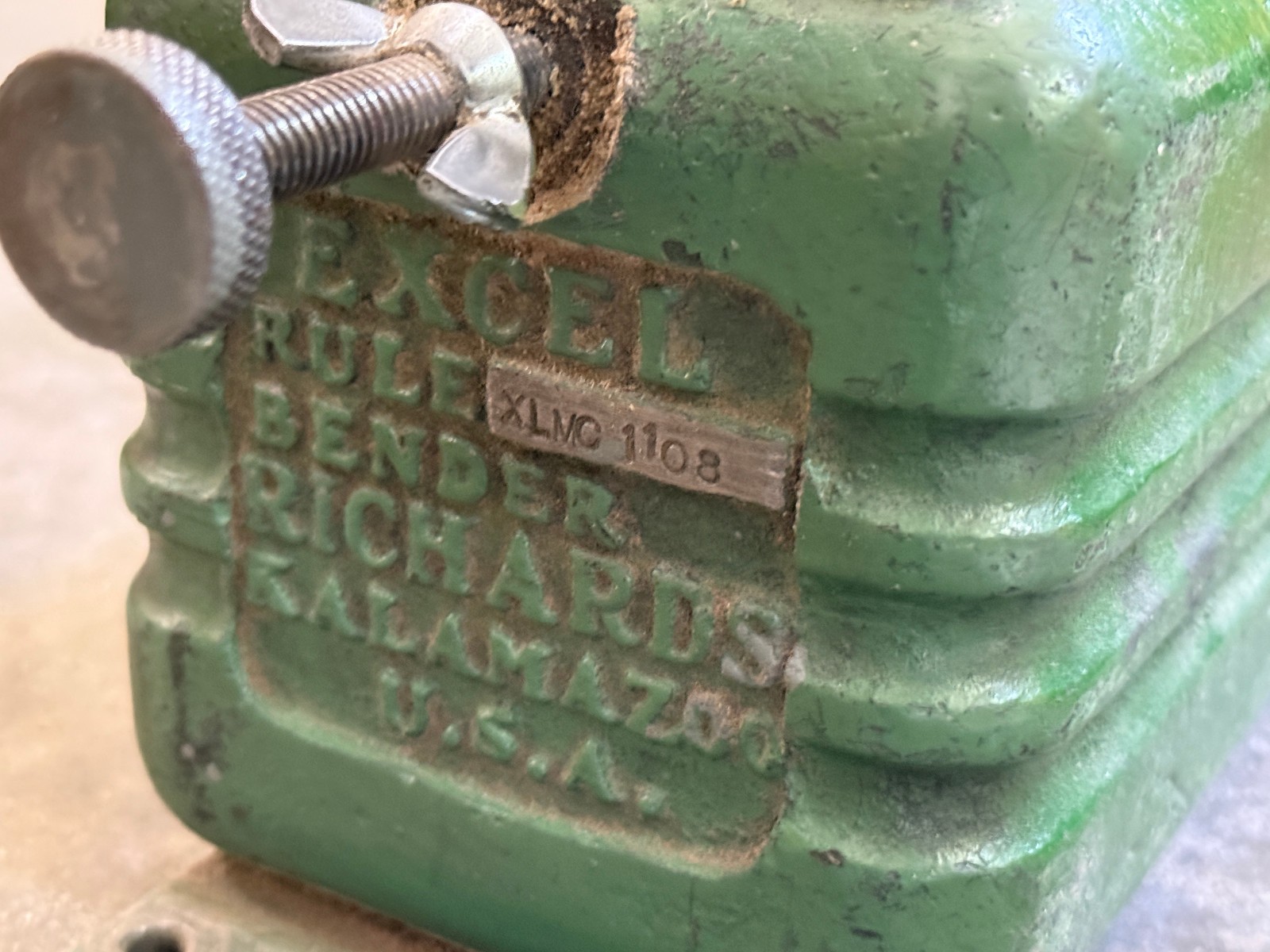 Richards Excel Steel Rule Bender Die Holder XLMC 1108