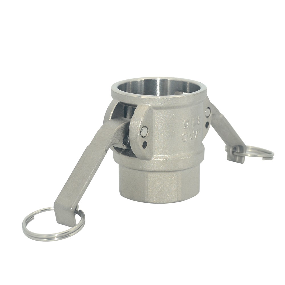 1-1/4″ 1.25″ Type D Camlock Female Coupler – Female NPT Stainless Steel 304 Hose