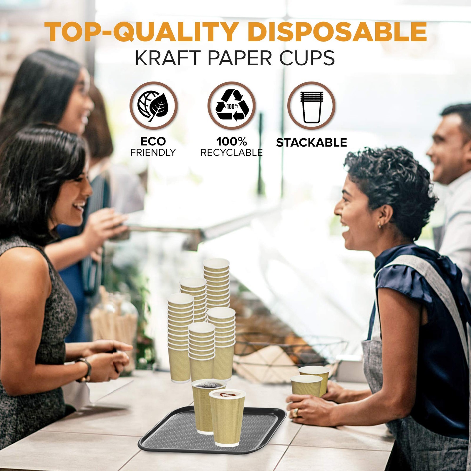 Fit Meal Prep 50 Pack 16 oz Brown Disposable 50 Count (Pack of 1),