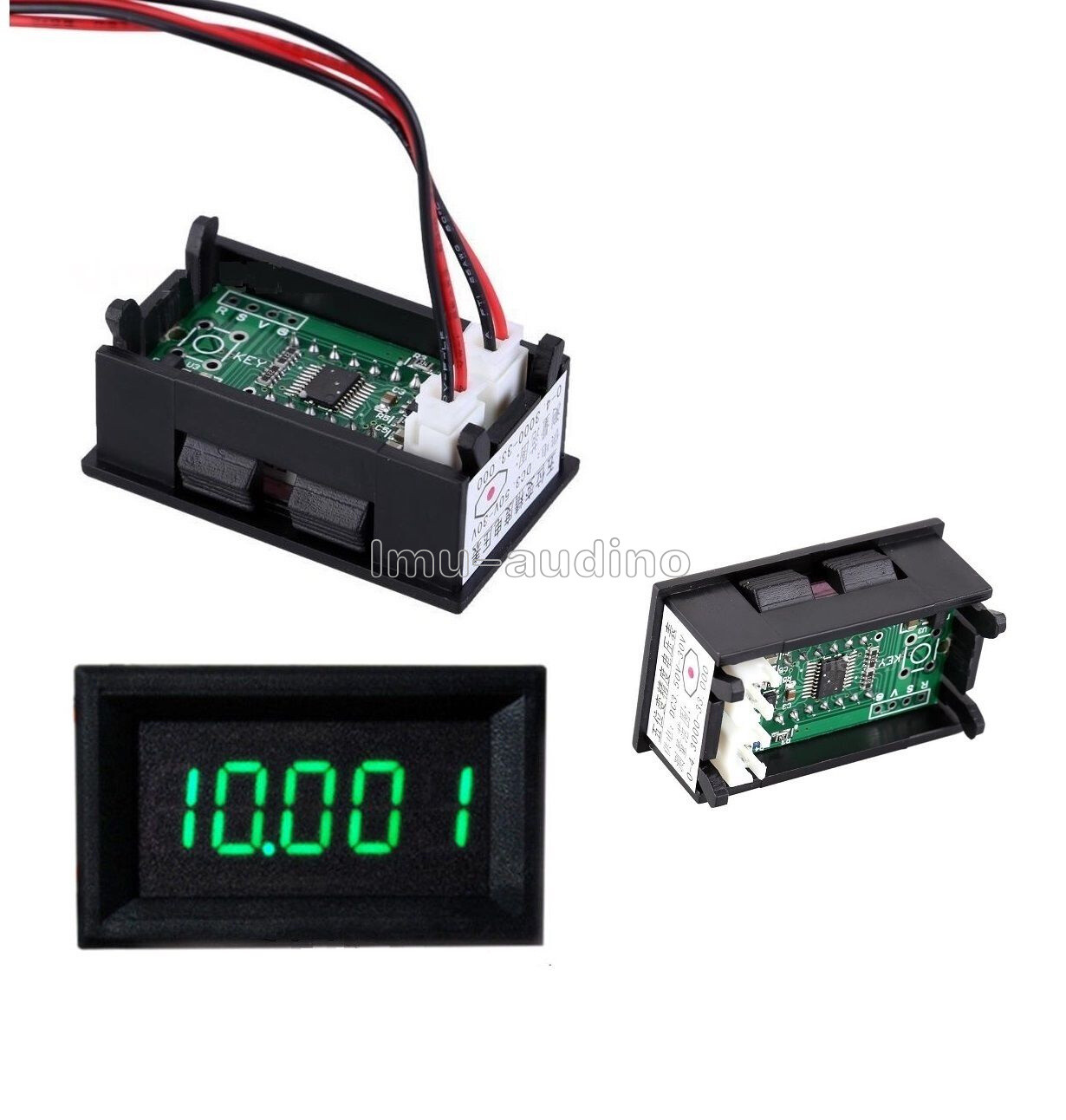 DC 0 4.3000 33,000V Green 5 Digit Precision Digital Voltmeter Voltage Panel