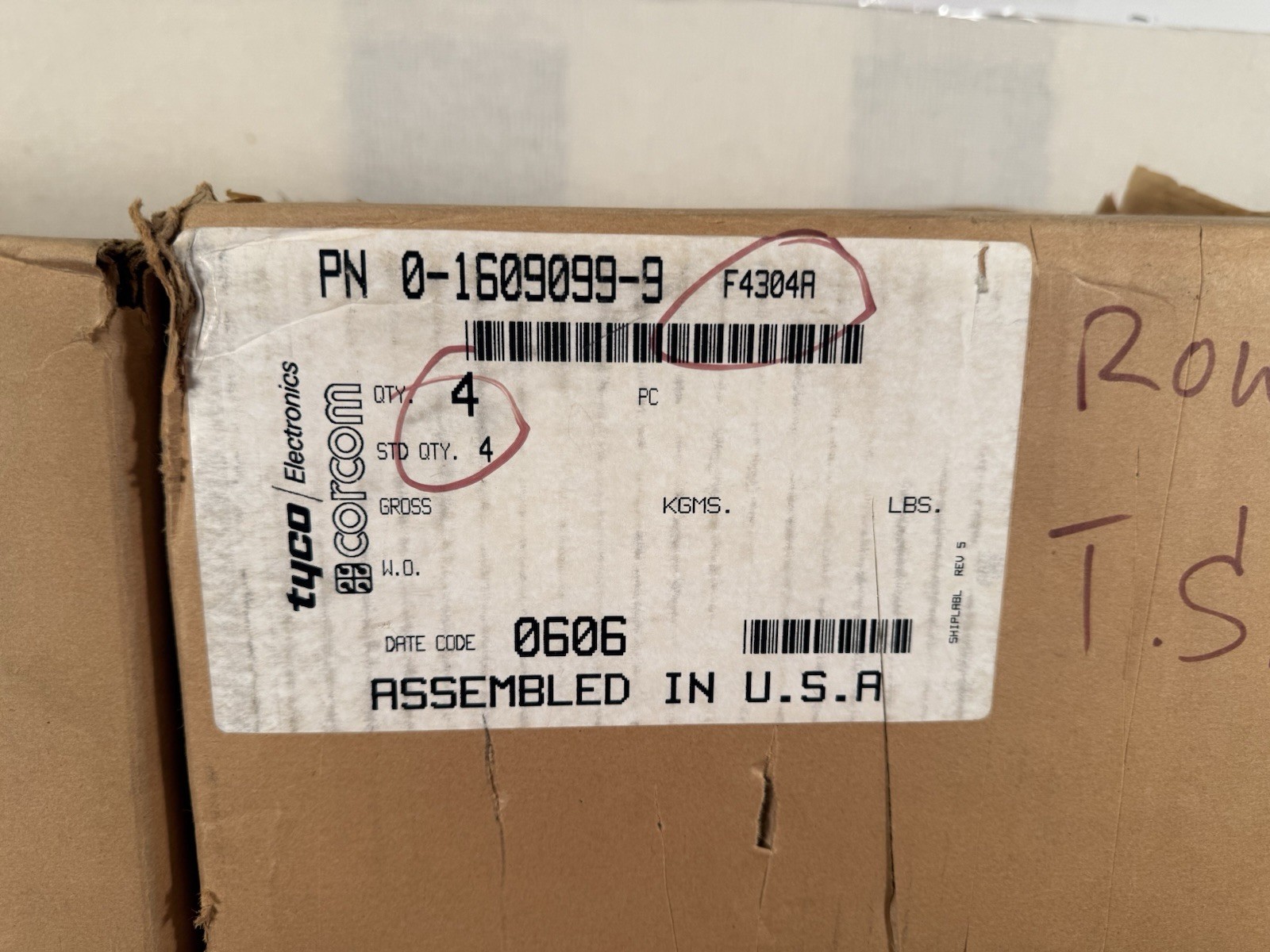CORCOM F4304A TYCO EMI FILTER 100A -60V