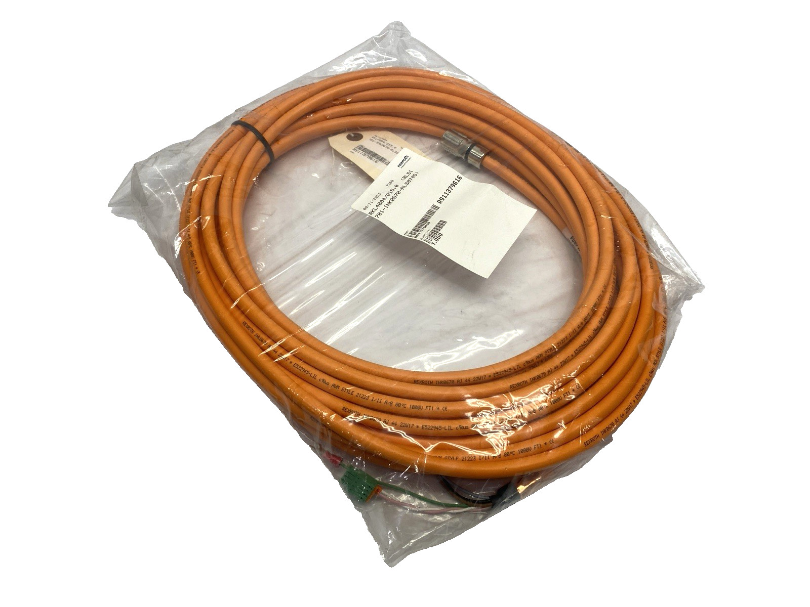 Rexroth RKL4804/015,0 Motor Power Cable R911379616 15m