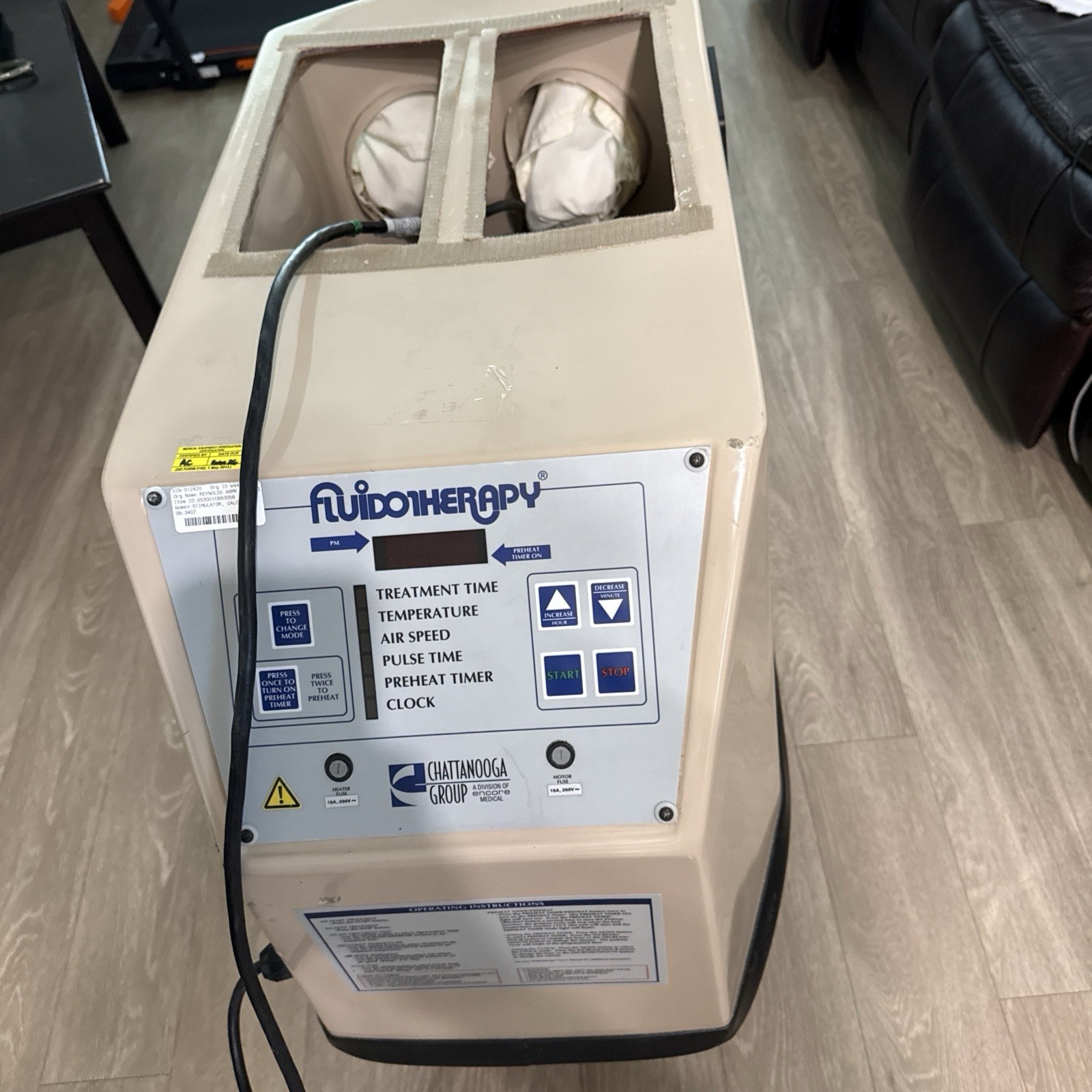 Chattanooga Fluidotherapy FLU115D Works Great