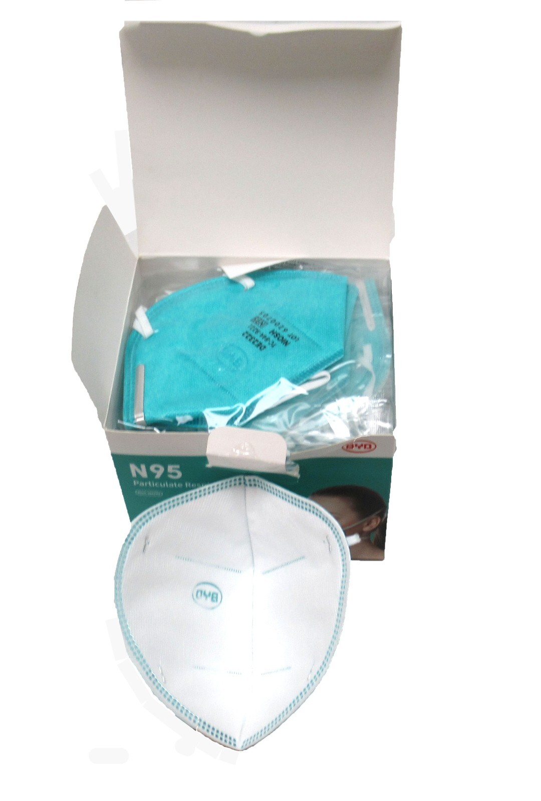 N95 Face Mask Medical Respiratory Protection for 95% Filtering Efficiency Level