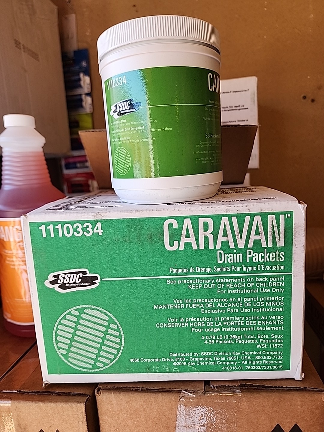 Caravan Drain Packets 36 Pack each 4 Containers