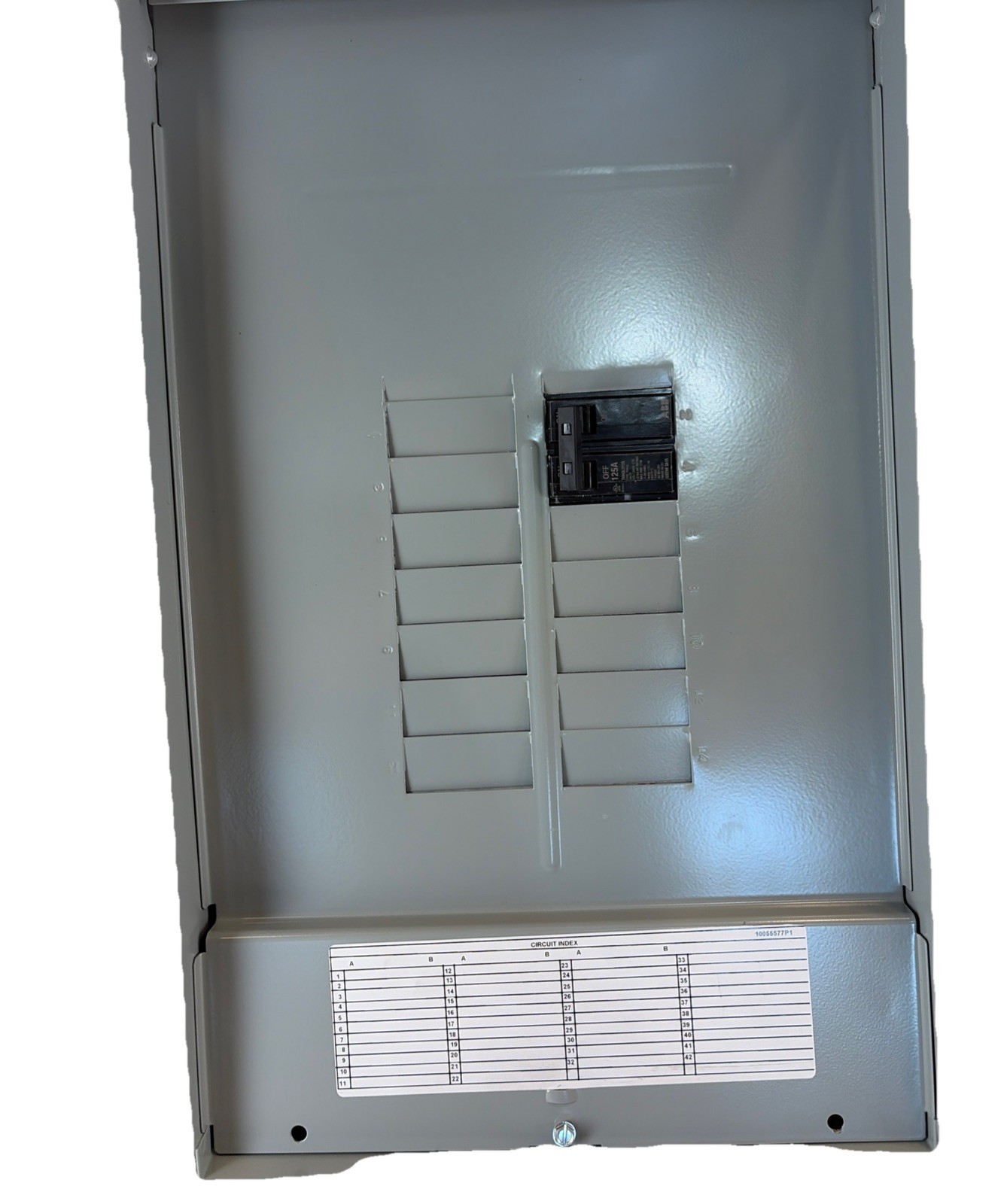 ABB 125 Amp 12 Space 24 Circuit Outdoor Main Breaker Panel Kit TMQ1212RPA