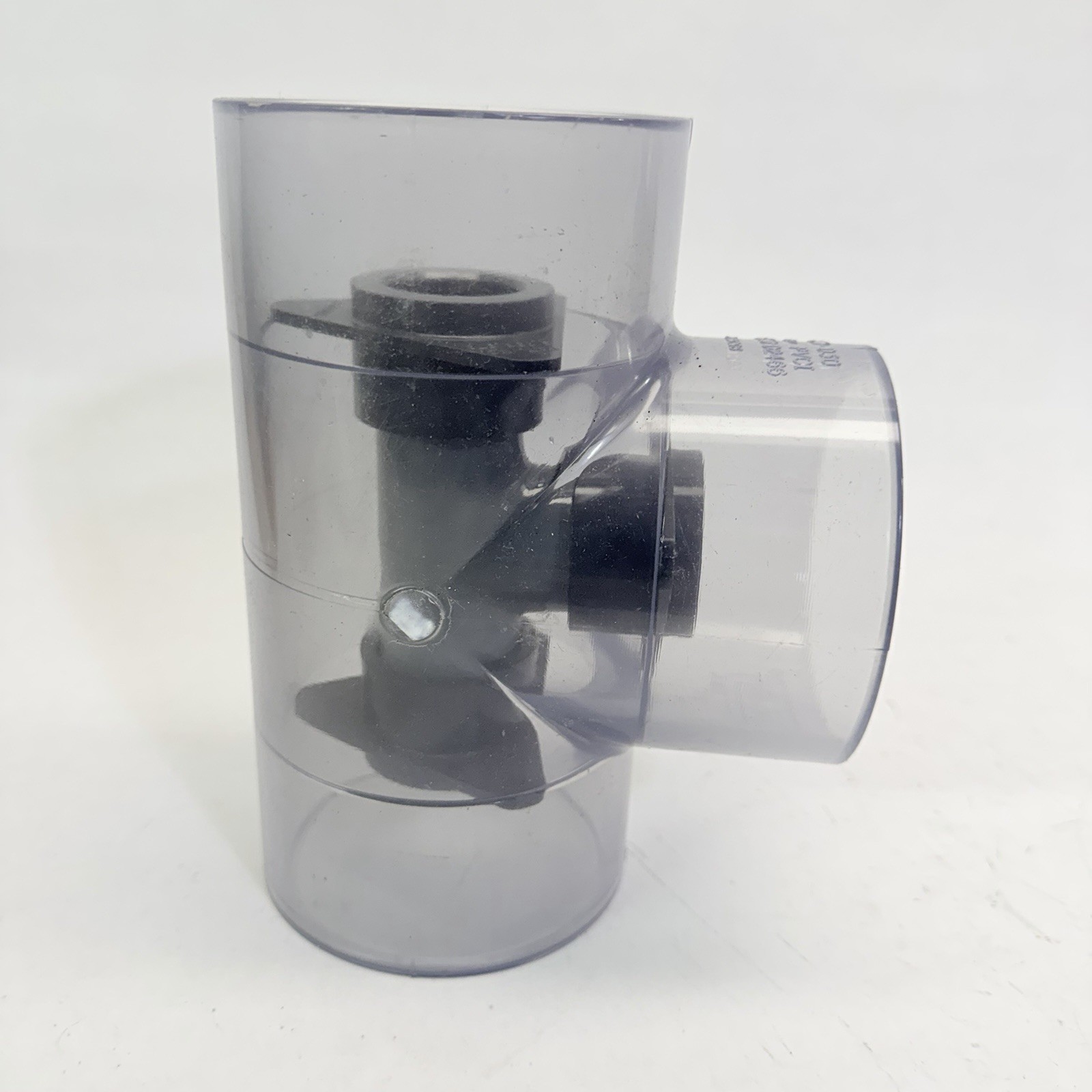 SPEARS 3″ Clear PVC Tee 401-030