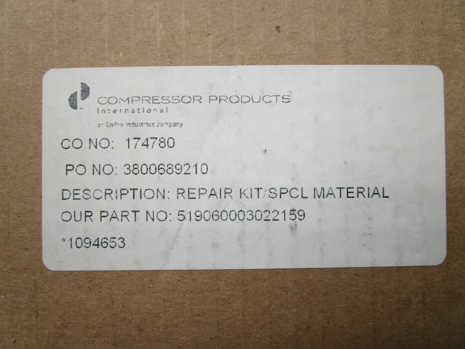 COMPRESSOR PRODUCTS 174780 NSMP