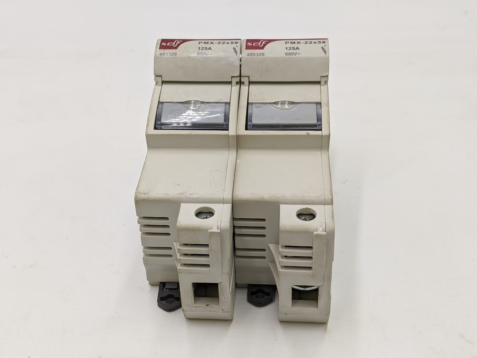 DF PMX-22×58 Fuse Holder 125A 690V 2P 125 Amp 690 Volt 2 Pole Din Rail