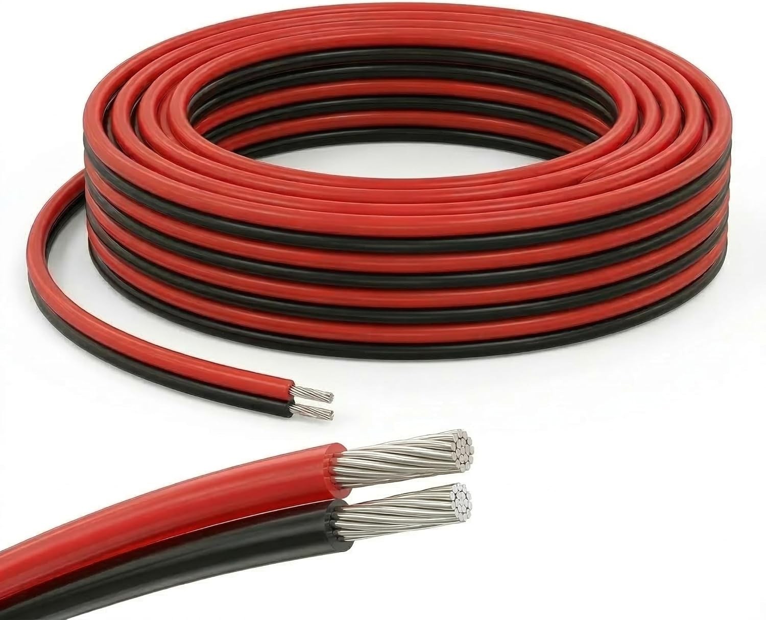 20 AWG 2-Pin Extension Wire 33ft/10M, 2-Conductor Tinned Copper Flexible Elec…