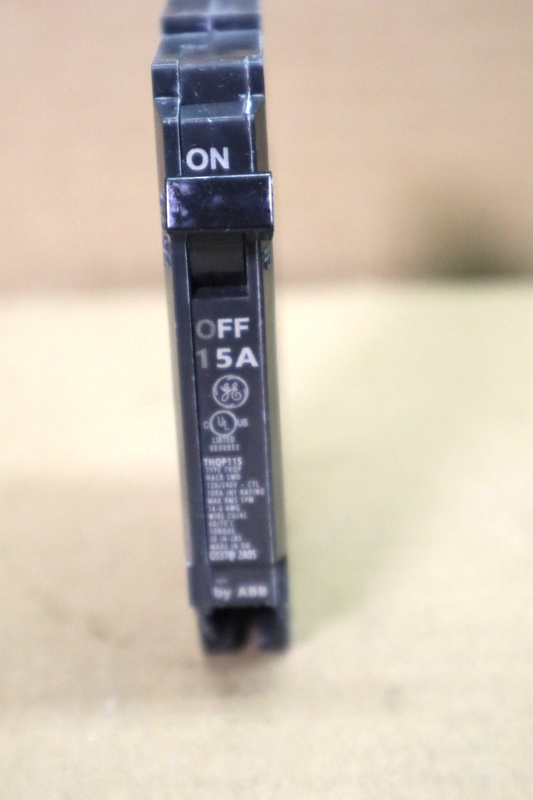 5 GE THQP115 15A 120V 1 POLE TYPE TQP CIRCUIT BREAKER