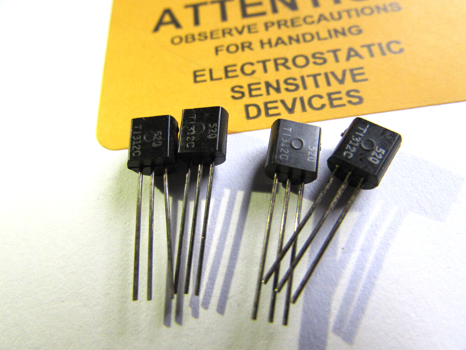 TI312C Texas Instruments P Channel JFET Transistors TO-92 NOS 4pcs FAST SHIP USA