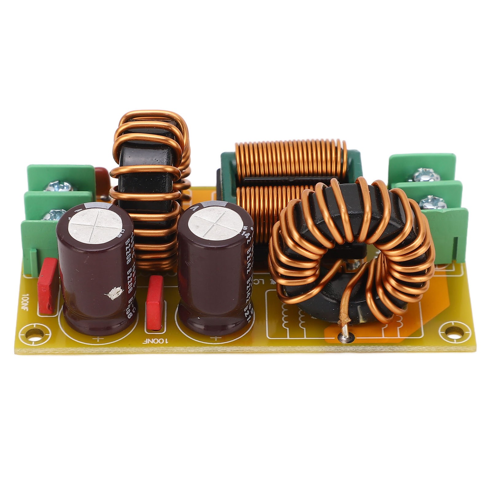 EMI Filter 20A DC Power Supply Filter Board LC Noise Suppressor Passive Fit