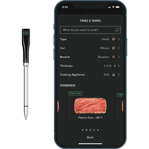 CHEF iQ #3 Sense Smart Wireless Meat Thermometer (Open Box)