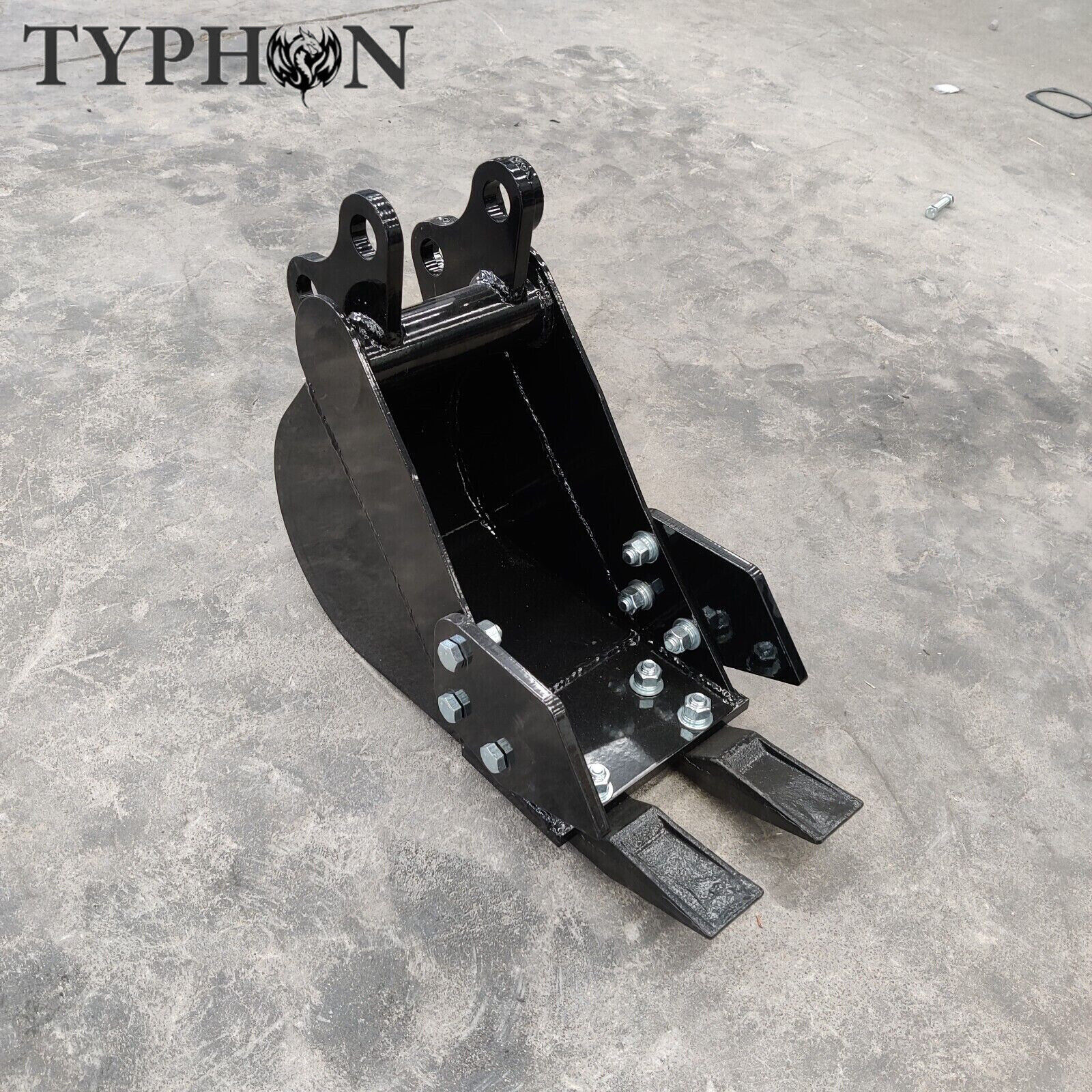 TYPHON Narrow Bucket 200mm 7.87′ Trenching Buckets Attachment For Mini Excavator