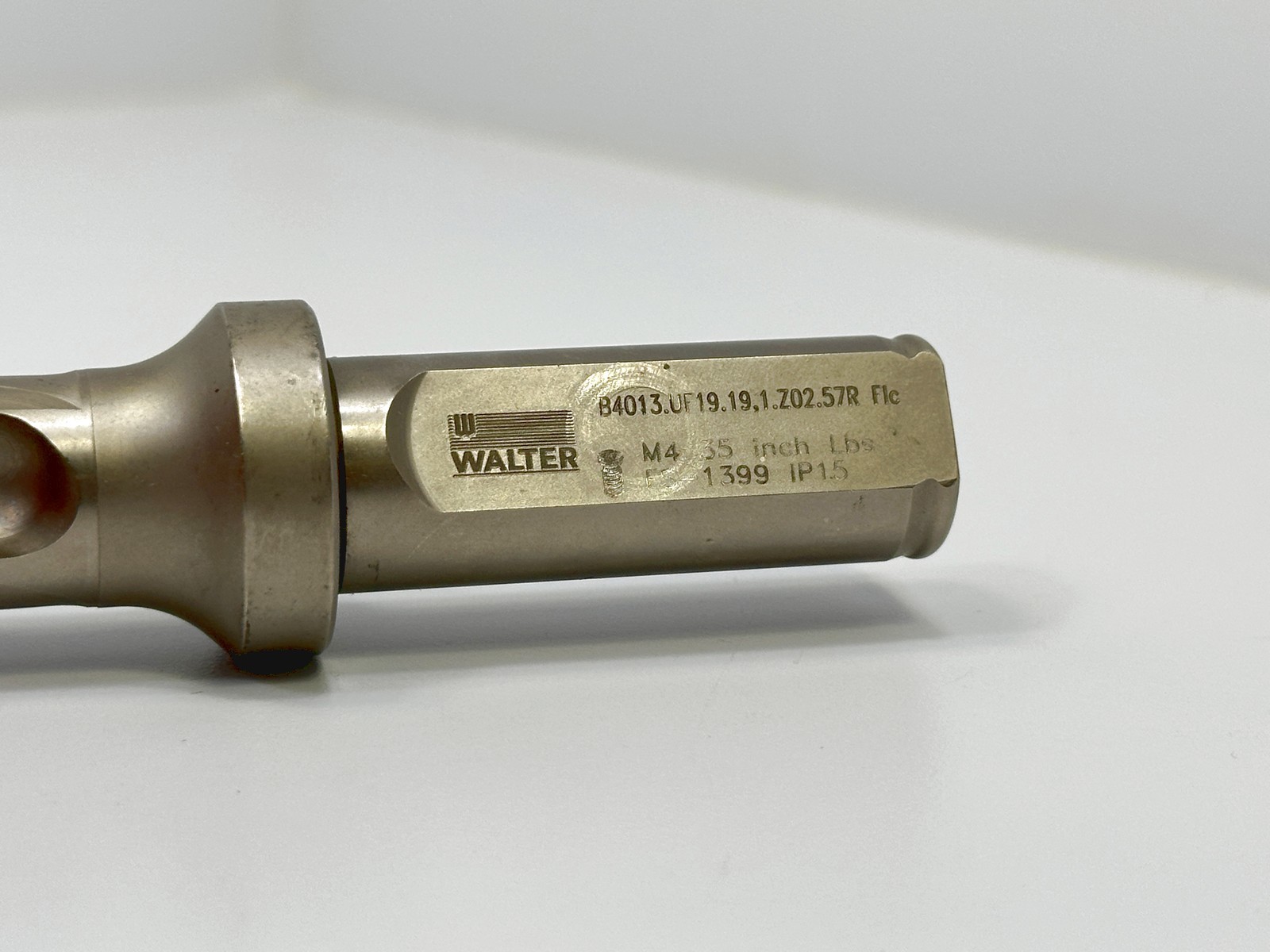 WALTER B4013.UF19.19.1.Z02.5R7 Used Indexable Drill Body 19mm Shank 1pc