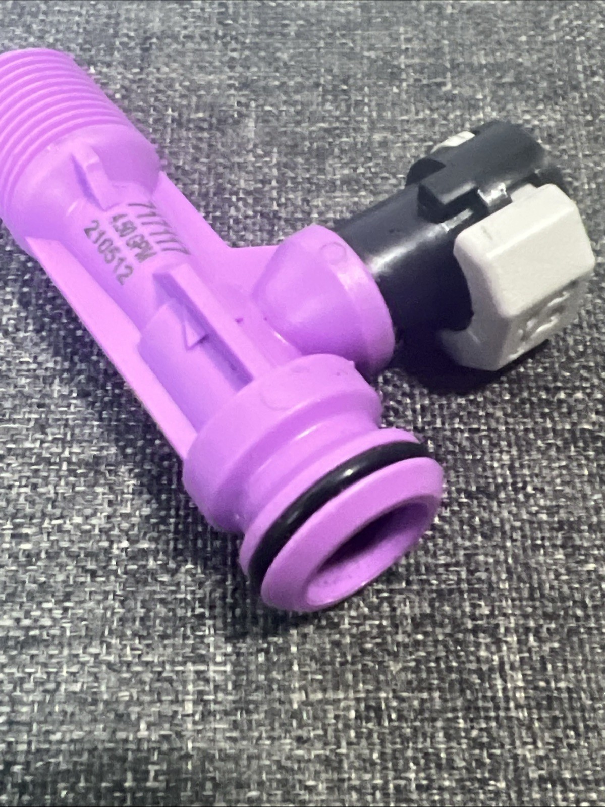 VersaDial 717117 PC2 Composite Quick Connect Injector 4.5 GPM 1 Barb Purple