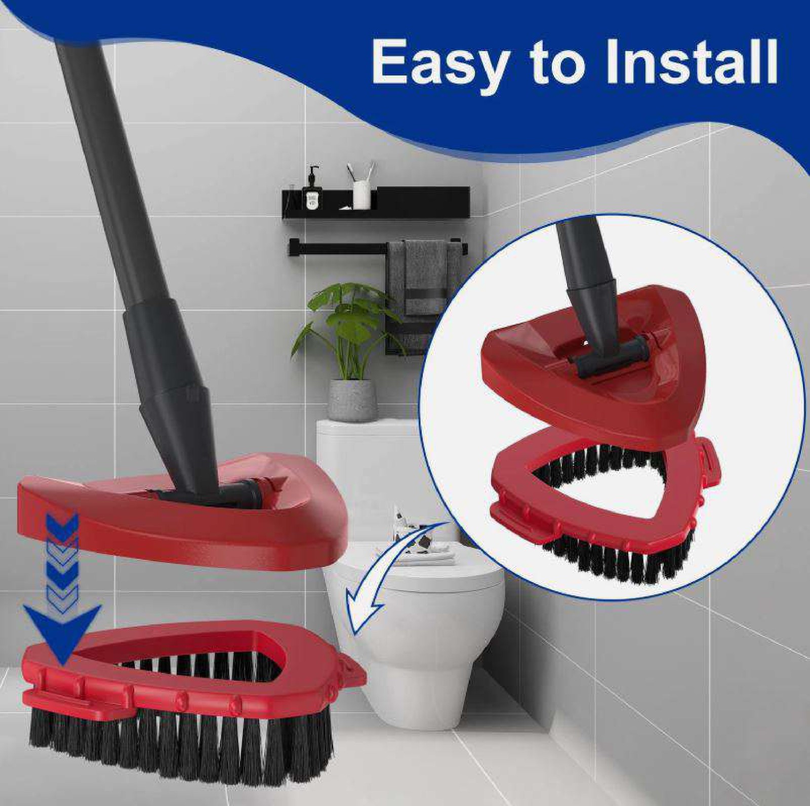 3 PACK! Scrub Brush for OCedar RinseClean 2 Tank, O Cedar Scrubber Mop Head 3pcs